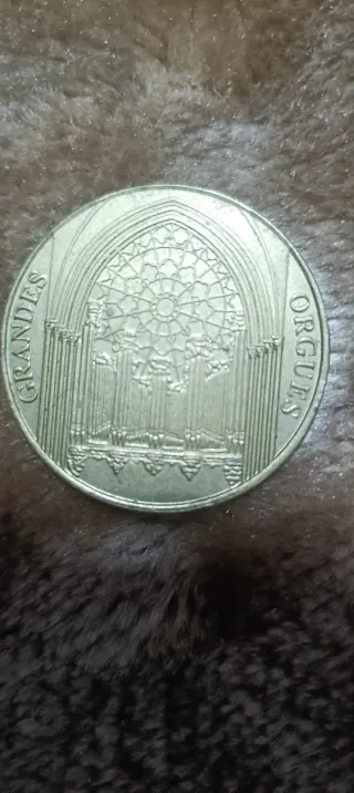 Moneda conmemorativa Catedral Notre-Dame París