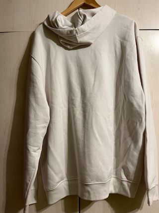 Sudadera GAP Blanca con Logo Azul