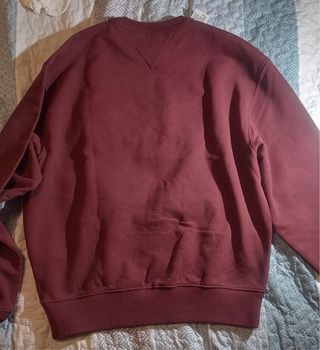 Sudadera Tommy Jeans Roja Talla XS