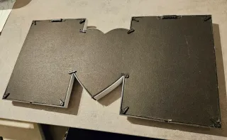 Set 3 Portafoto Cuore e Rettangolare