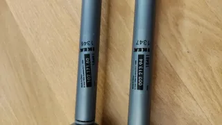 Barras cortina + soportes Ikea metal gris