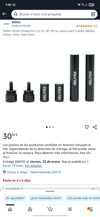 Comba crossfit premium Velites para CrossFit