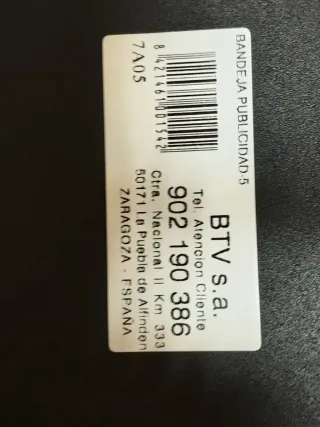 Buzón para publicidad negro