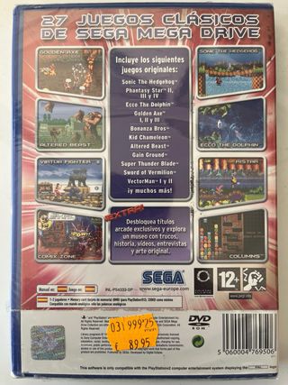 🇪🇸 Precintado Sega Mega Drive Collection PS2