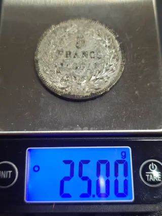 5 Francos Luis Felipe I Rey de Francia