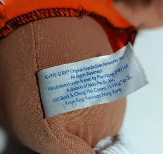 Muñeca Cabbage Patch Kids negra o mulata.Sin ropa.