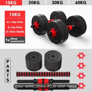 Kit Mancuernas Ajustables 15