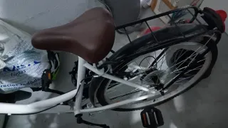 Bicicleta Paseo City 26 TOPLIFE blanca