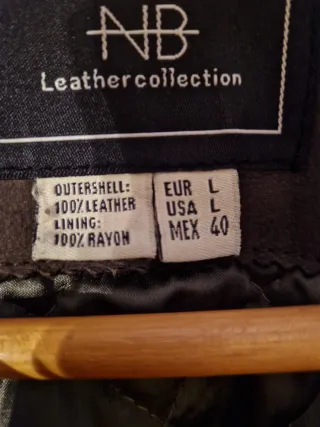 OCASION Abrigo de piel para caballero