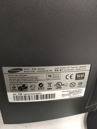 Monitor Samsung B2240W 22" TFT LCD