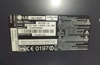 Repuestos TV LG 55lf652v