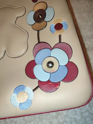 Mochila Tous Beige Flores y Osito