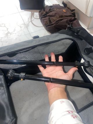 Transportín para Gato AmazonBasics Gris/Negro