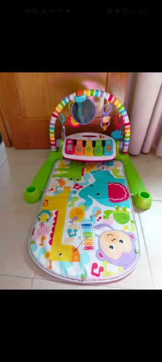 Manta de juegos con piano para bebé