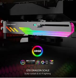 Soporte Gráfica COOLMOON GT8 ARGB