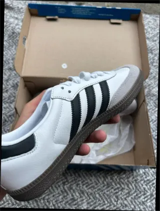 Adidas Samba OG Blancas y Negras Talla 40