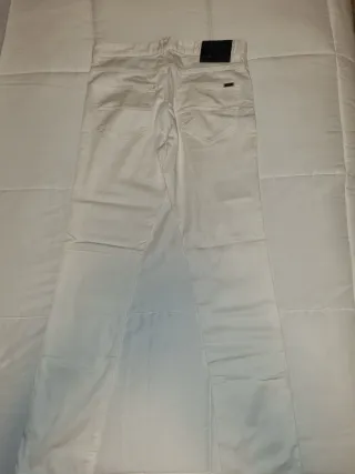 Pantalón Zara Hombre Blanco