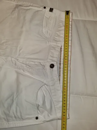Pantalón Zara Hombre Blanco