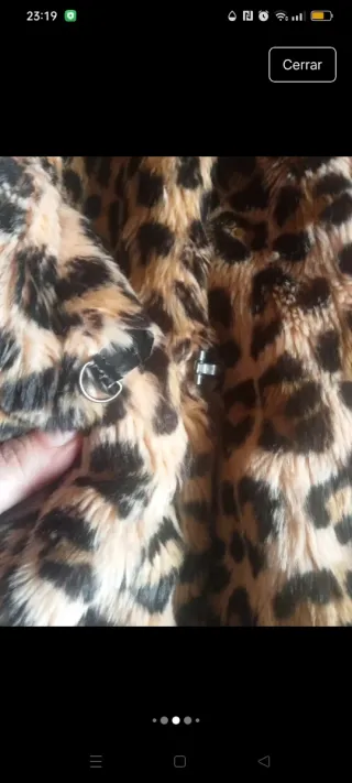 Chaquetón leopardo NAF NAF Talla 38