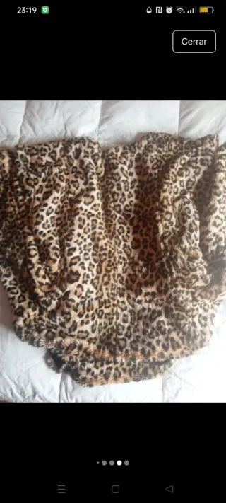 Chaquetón leopardo NAF NAF Talla 38