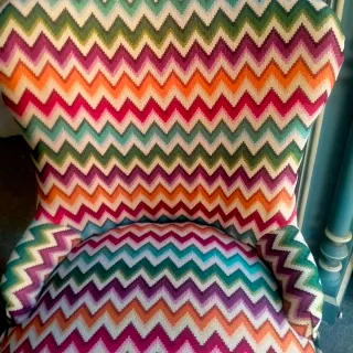 Butaca descalzadora. Recién tapizada