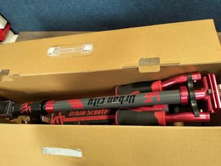 Patinete KRF Urban City 145 Revolution gris rojo