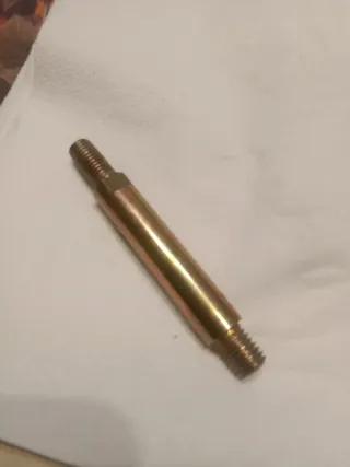 Tornillo soporte espejo dorado