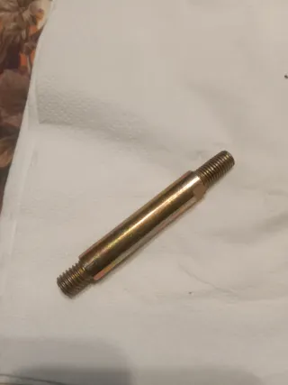 Tornillo soporte espejo dorado