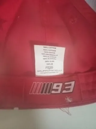 Gorra Marc Marquez 93 Negra y Roja