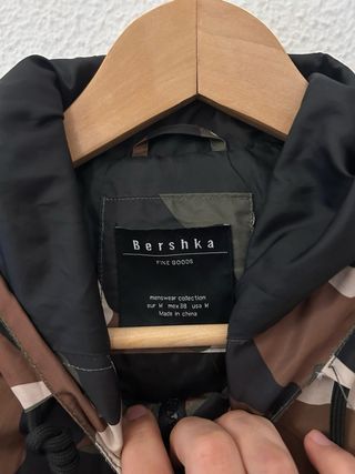 Chaqueta Camuflaje Hombre con Capucha