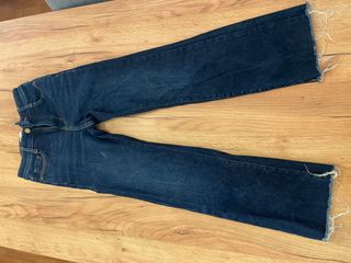 Pantalón bota campana azul