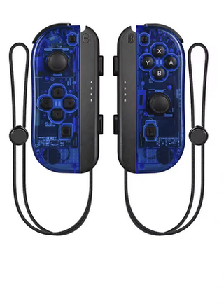 J-C PAD (L)/(R) Joy-Cons Transparente Azul