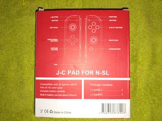 J-C PAD (L)/(R) Joy-Cons Transparente Azul