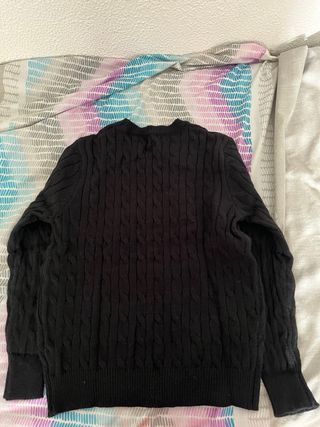 Jersey Polo Ralph Lauren Negro Cable Knit