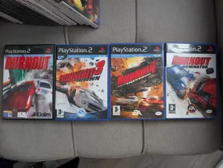 Saga Burnout PS2 (PlayStation 2) - 4 Juegos