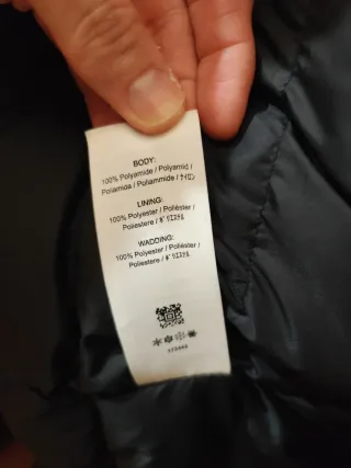 Plumífero negro Fred Perry - Talla M