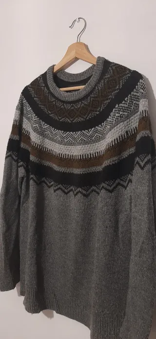 Jersey de punto con estampado Fair Isle