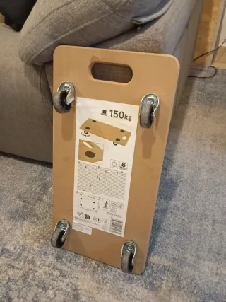 Soporte rodante madera 150kg