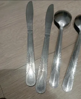 Juego cubiertos 2 comensales