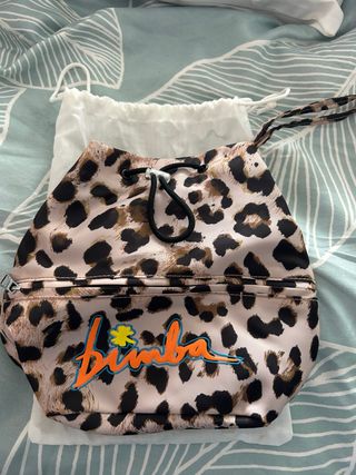 Mini saco Bimba y Lola estampado leopardo