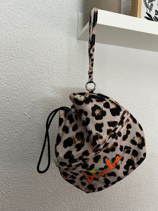 Mini saco Bimba y Lola estampado leopardo