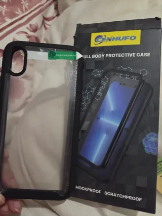 Funda CENHUFO 360° iPhone Xr Negra sin estrenar