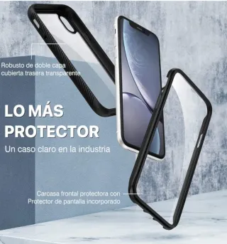 Funda CENHUFO 360° iPhone Xr Negra sin estrenar