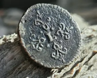 Moneda 2 Reales Luis XIII Francia