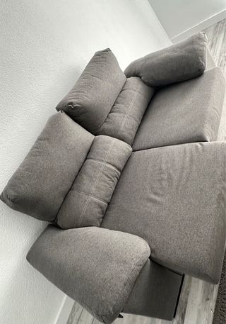 Sofá de 2 plazas gris