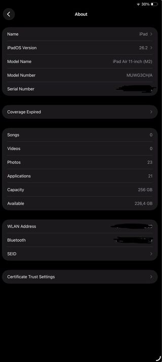 Apple iPad Air 11' M2 256GB (2024) WiFi