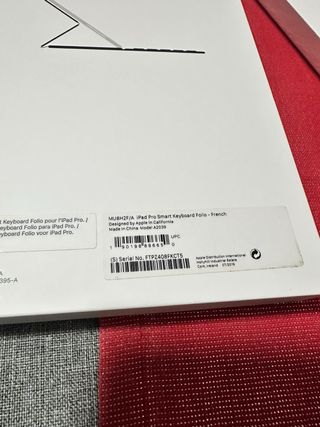 Smart Keyboard Folio Magnétic Pad Pro 12.9 / 3 Gen