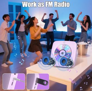 NUEVO Reproductor CD Portátil Bluetooth