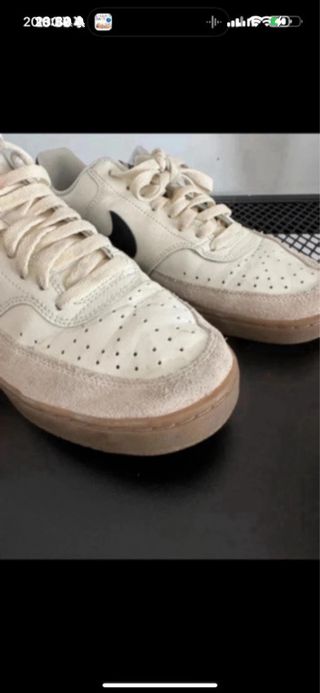 Zapatillas Nike Court Vision Beige T40.5