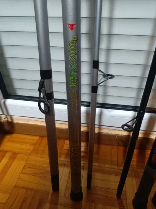 Cañas de pesca mar 2 unidades